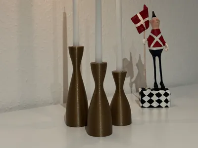 Elegant Weighted Candle Holders – 3 Sizes
