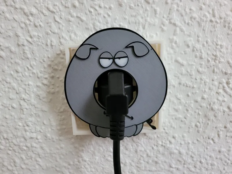 Plug-o-Phant - Elephant - Power Outlet Cover