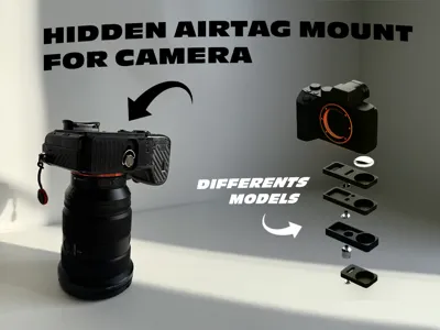Box to hide AirTag on Sony Alpha (un/Official)
