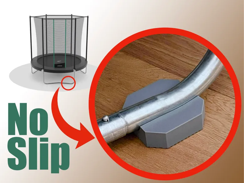 Trampoline Anti-Slip & Vibration Dampening Feet