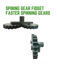 Gear spinning fidget loose (Gears spin faster