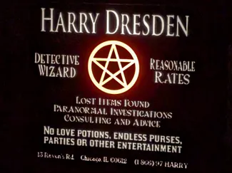 Harry Dresden Detective Wizard Light Box