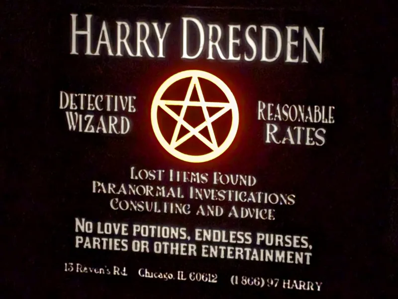 Harry Dresden Detective Wizard Light Box 