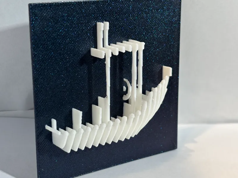 Benchy Wall Art / Layered Sculpture
