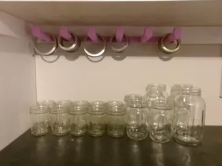 Mason Jar Ring Racks