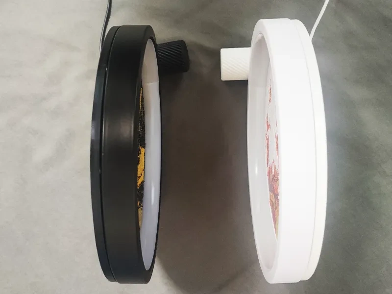 Miniatura 3 do modelo 3D 磁吸式 可更换画板 LED 创意 浮雕画环形灯 壁挂、摆台两种模式