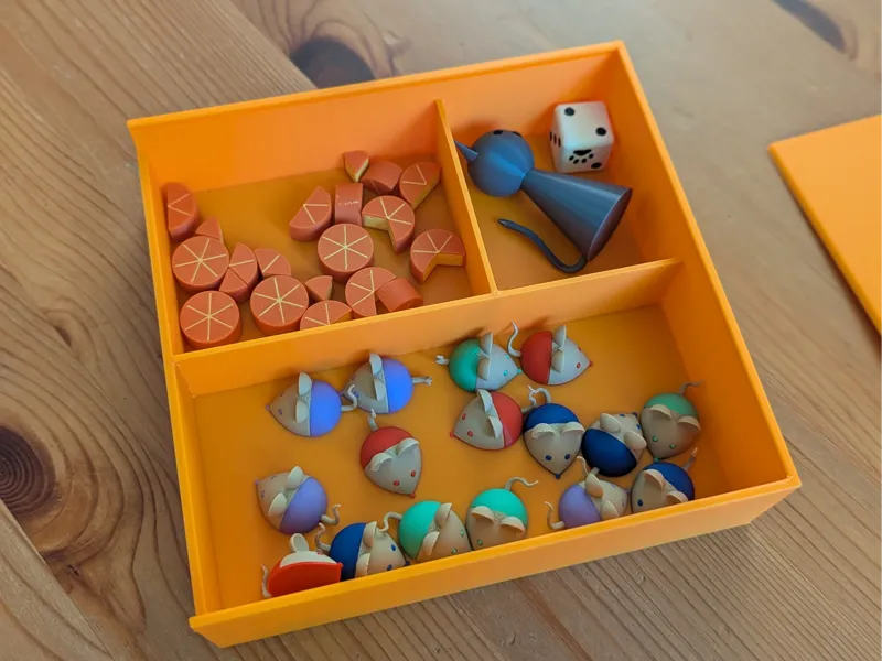 3D-Printed Board Game (with Organizer Box)