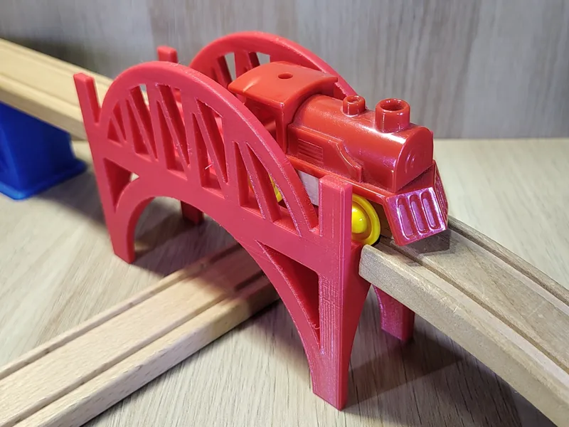 Iron Bridge wooden track Brio compatible