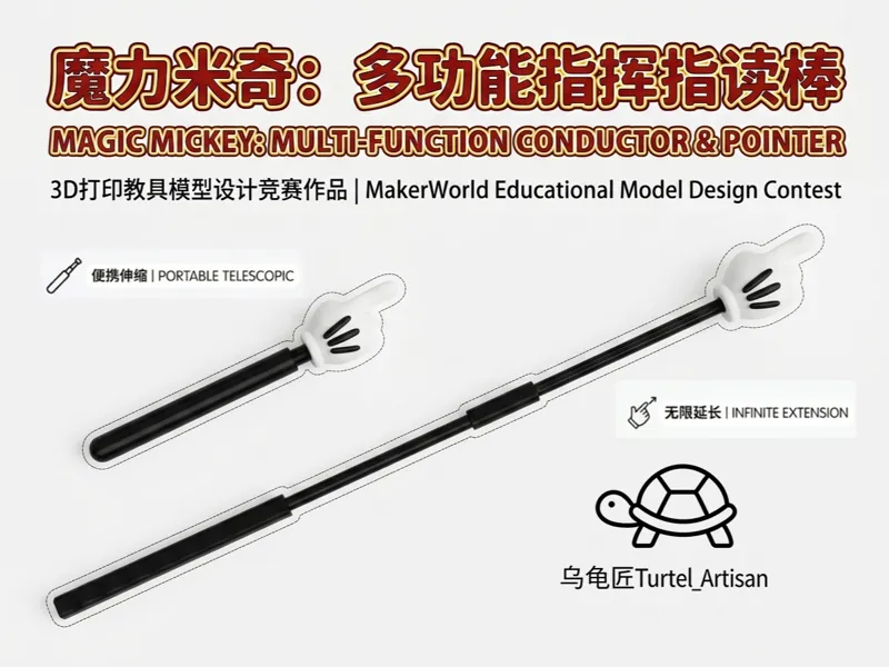 魔力米奇:多功能指挥指读棒