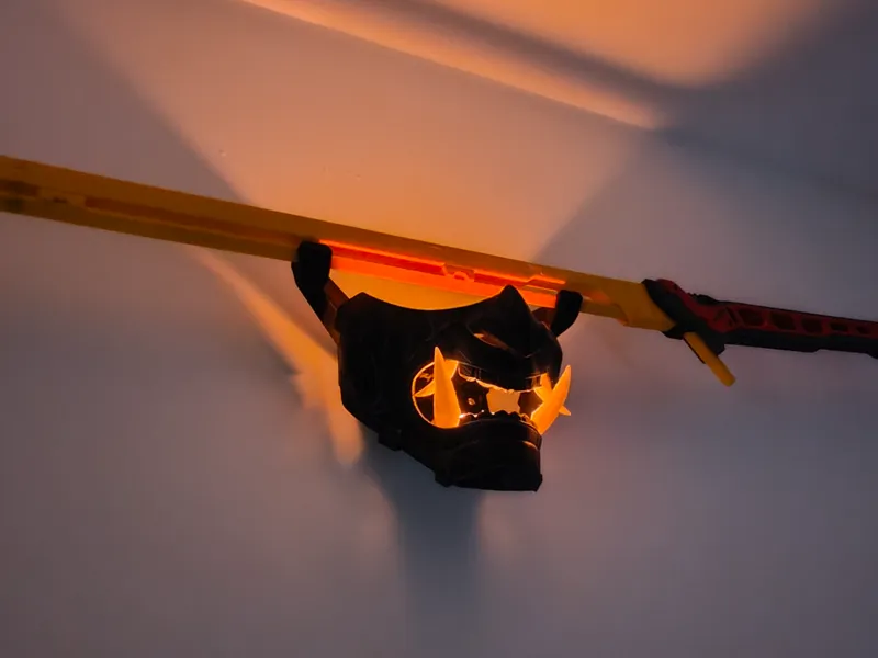 CyberPunk Katana + mask Stand