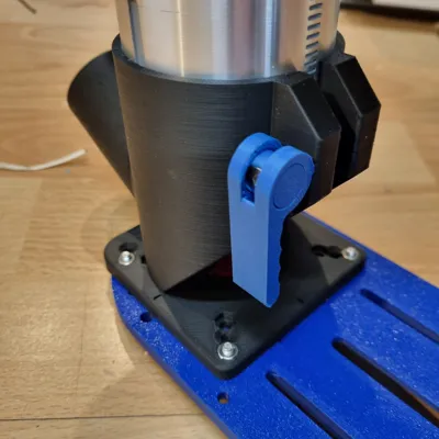 65mm router base wiith dust extraction.