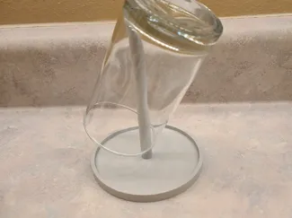 Bathroom cup holder dryer