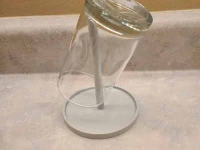 Bathroom cup holder dryer
