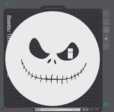 Pochoir Jack Skellington 