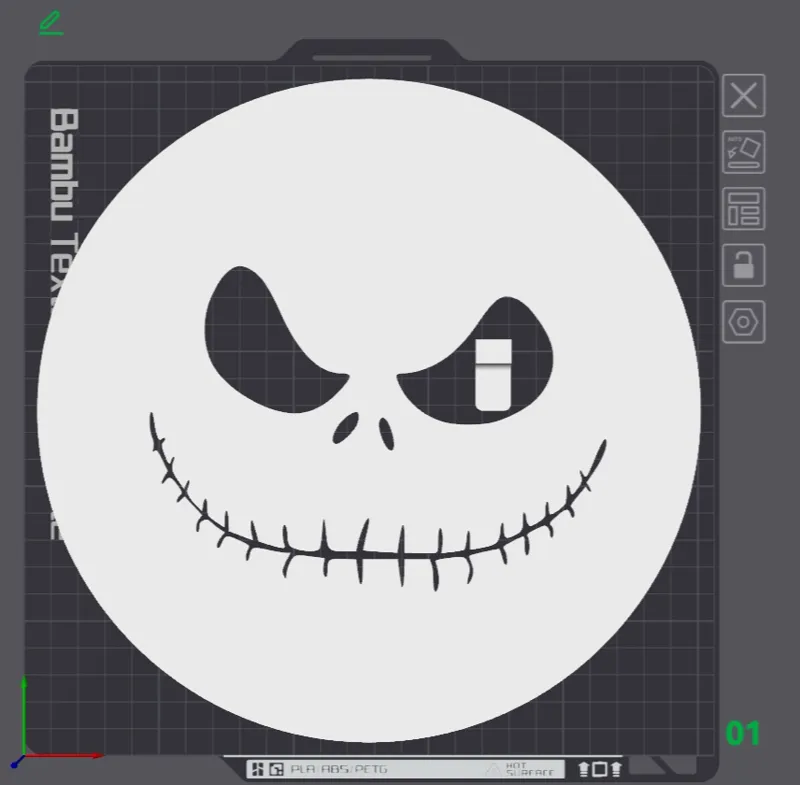 Pochoir Jack Skellington 