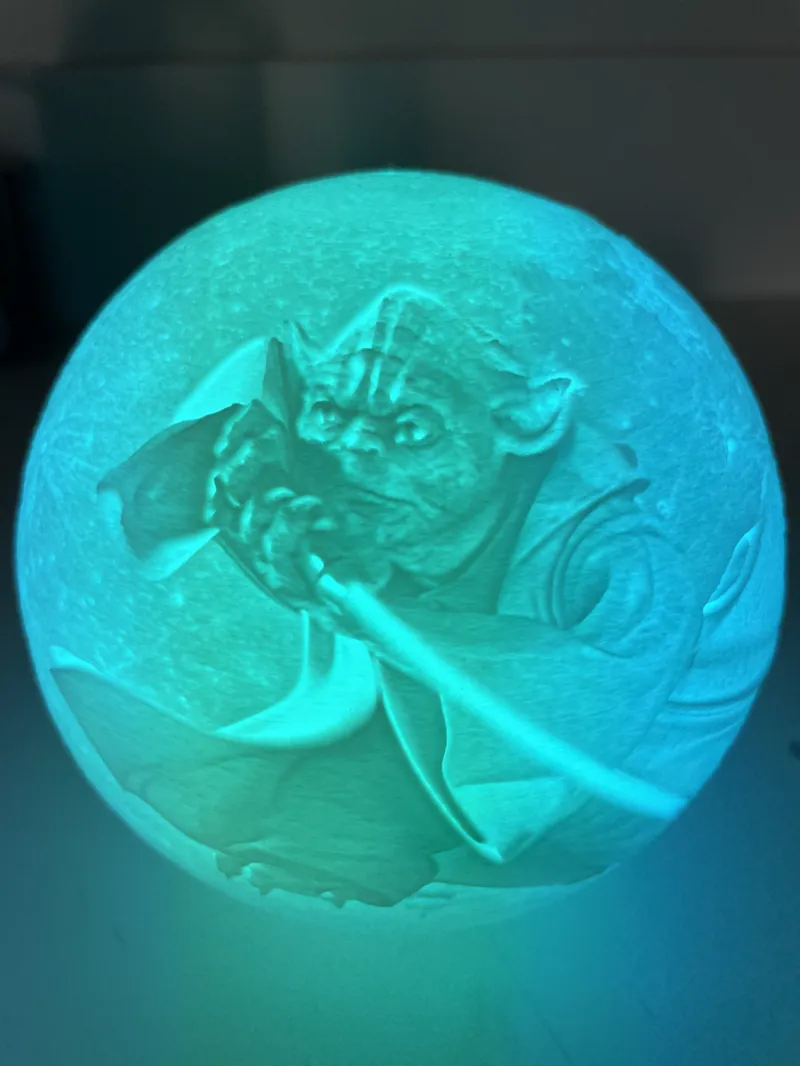Yoda Star Wars Moon