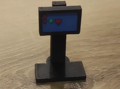 A Valentine computer with a compartment for wishes
