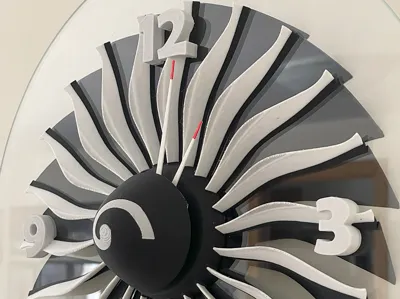 Aeronautical Reactor Wall Clock