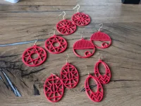 Ensemble de 5 boucles d'oreilles élégantes — photo 1