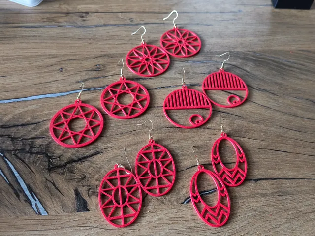 Elegant earring set of 5 different model (sell it)