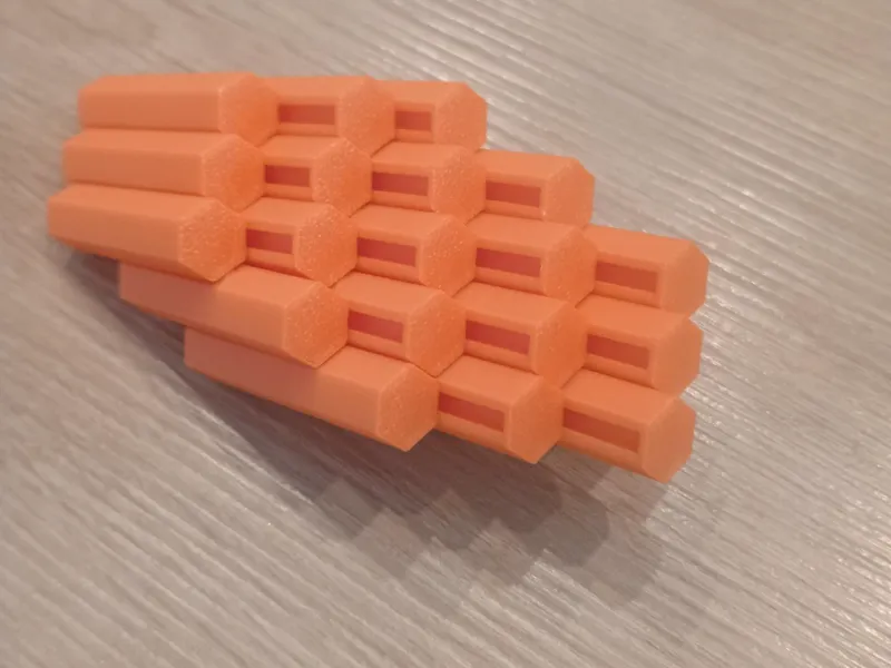 Print in Place 40mm Hex- Fidget