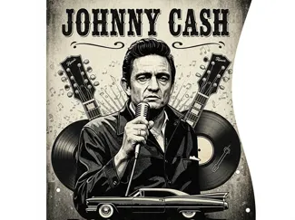 johnny Cash light box 