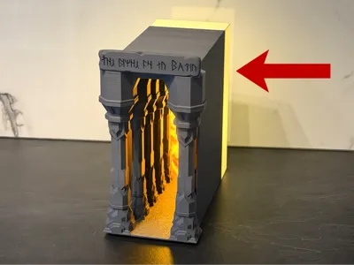 Bambu LED Kit 001 Light Box for Moria Book Nook