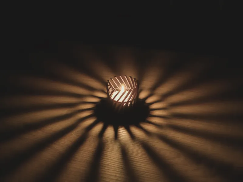 Simple and little candle holder (tealight) no.3