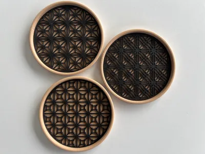 Japan inner discs for minimalist coasters