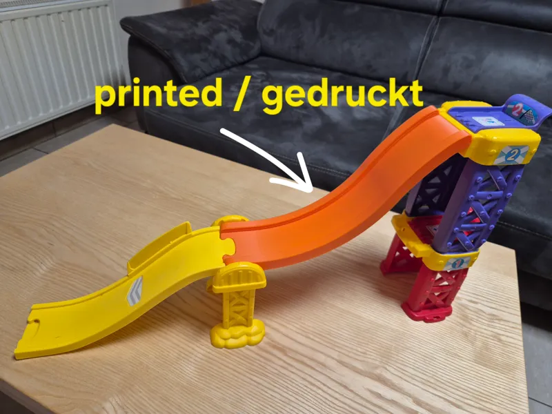 Kompatible Rampe für Kinder-Spielzeugbahnen