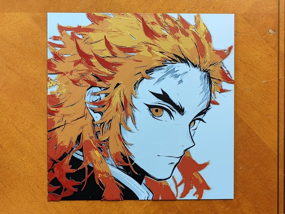 Kyojuro Rengoku - Demon Slayer - Hueforge by SargeMakerWorld: Download ...
