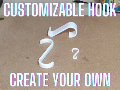 Fully customizable S-hook