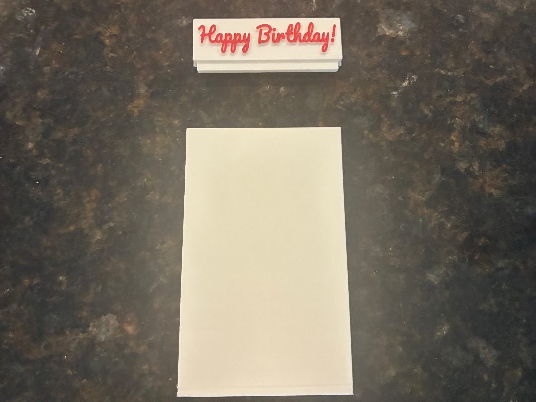 Happy Birthday Gift Card Holder
