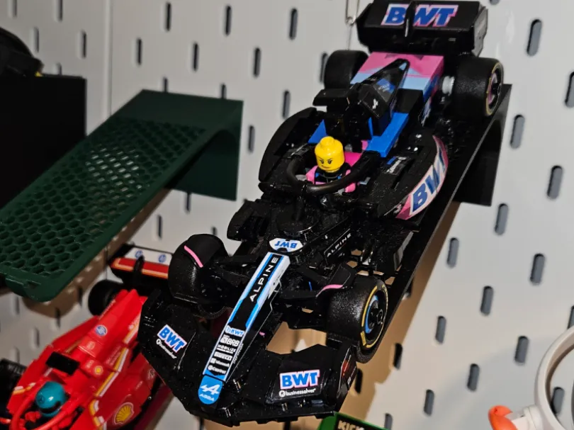 Skadis display shelf for Formula 1 mod. - Free 3D Print Model - MakerWorld