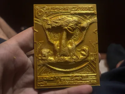 Charizard EX full art gold embossed card
