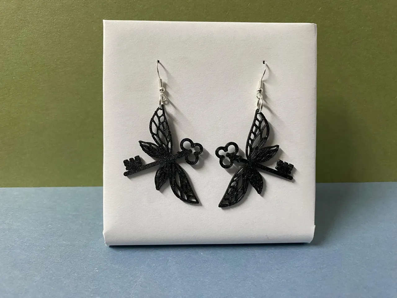 Harry Potter key earrings view 2