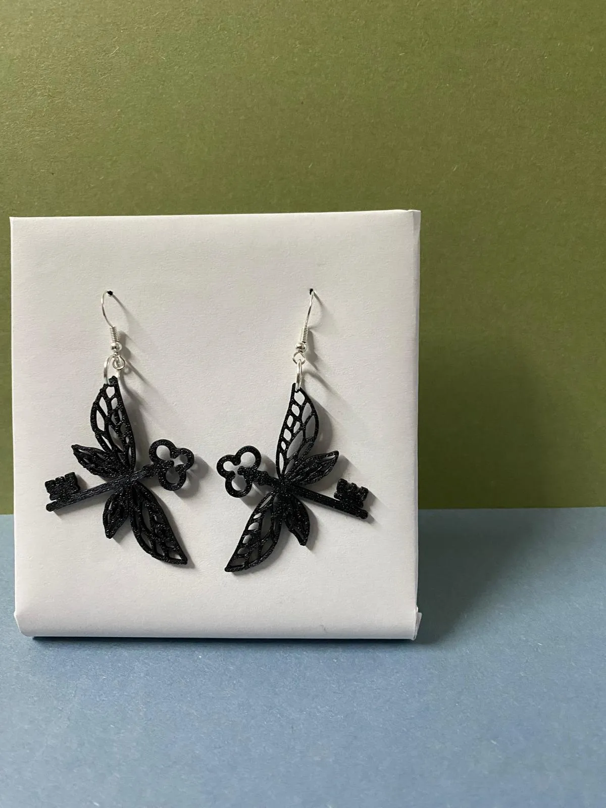 Harry Potter key earrings view 3
