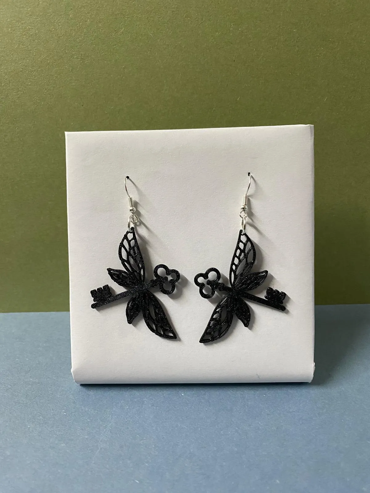 Harry Potter key earrings view 4