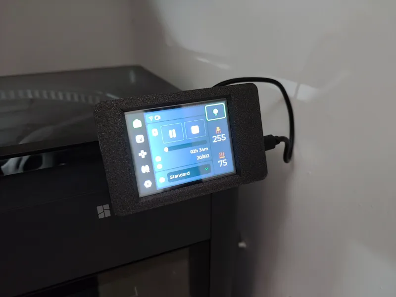 Xtouch screen magnetic mount for P1S/P1P  Xtouch磁吸安装座（适配P1S/P1P）