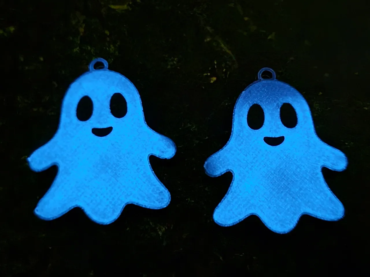 Ghost earring view 2