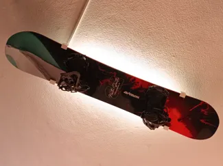 Snowboardhalterung decke