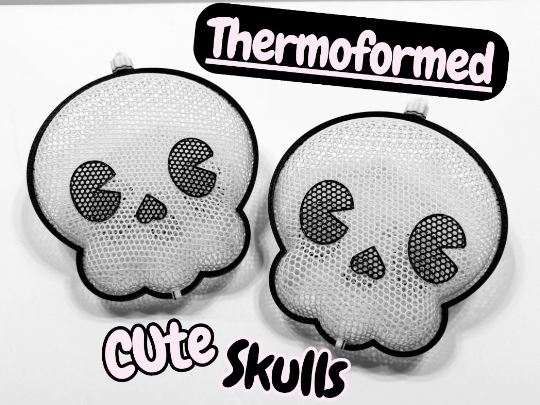 Thermoformed Cute Skull Container - 1