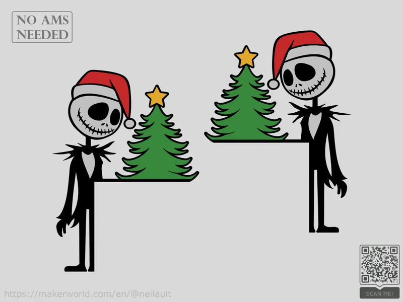 Nightmare Before Christmas Door Corners - NO AMS