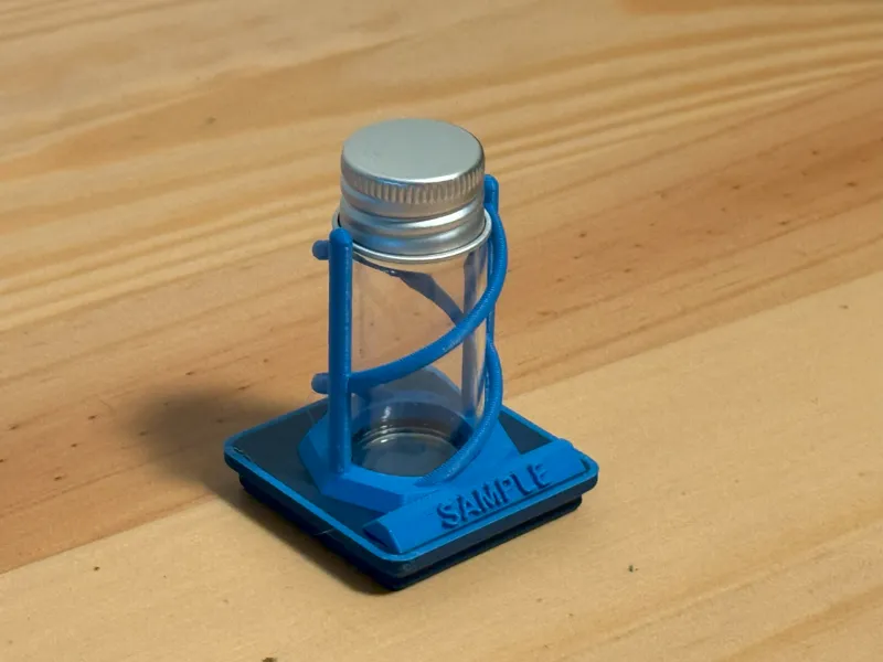 Gridfinity 1x1 Sample Vial Holder