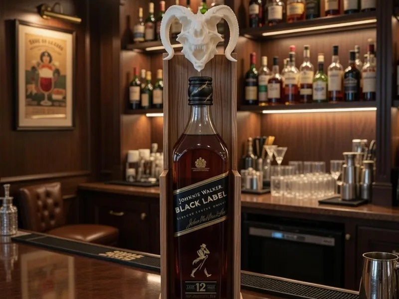 Dragon Throne Johnnie Walker 75cl Whiskey Bottle