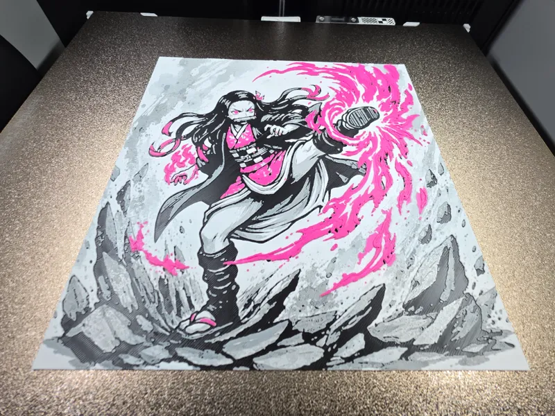 Nezuko Pink 200x200 Hueforge