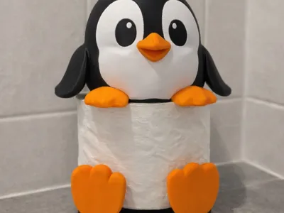 Penguin Toilet Paper Holder for WC / Bathroom