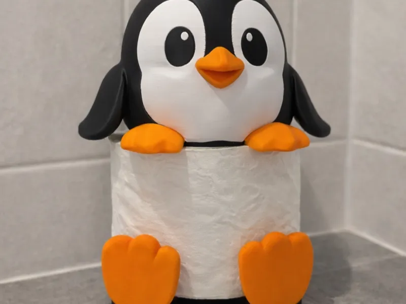 Pinguin Toilettenpapierhalter für WC / Badezimmer