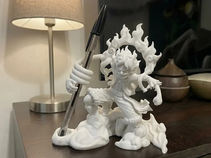 Luffy Gear 5 Pen Holder Desk Accessory One Piece