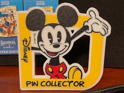Disney Pin Collector Sign